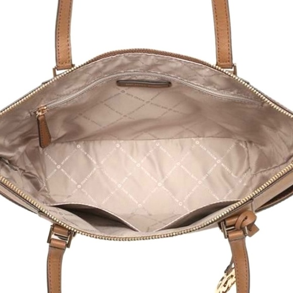 MICHAEL KORS CHARLOTTE LARGE TOP ZIP TOTE BAG LUGGAGE (NWT) - Picture 9 of 11